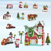 8 in 1 Christmas Building Blocks Set for Kids ,