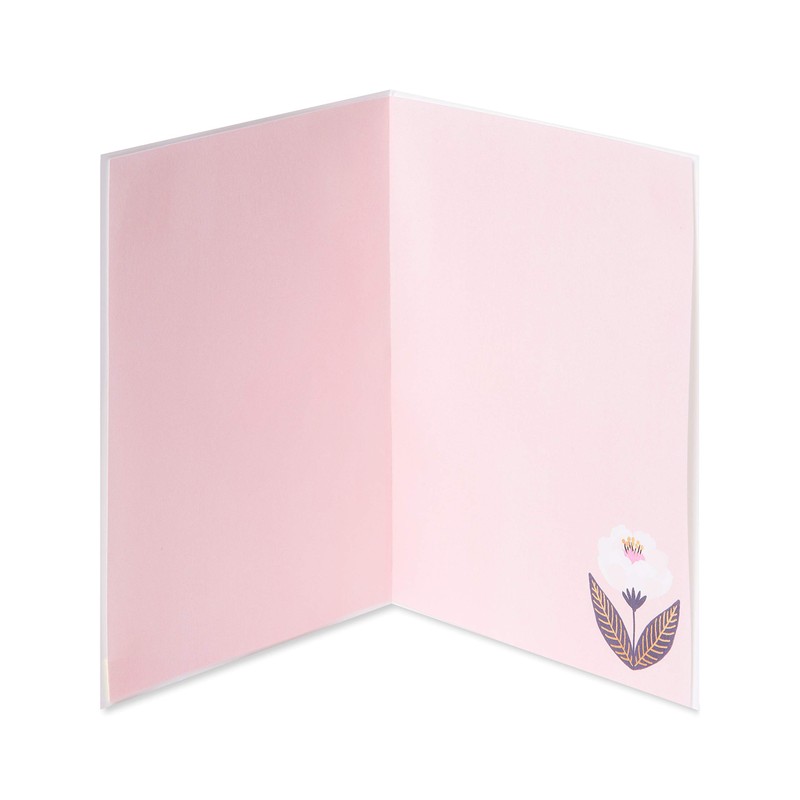 Papyrus Blank Card (Symmetrical Floral)