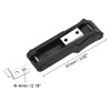 uxcell Rubber Flexible SUS304 Stainless Steel Soft Draw Latches Hasp