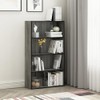 Furinno Pasir Estante Abierto de 4 Niveles, Gris Roble Francés
