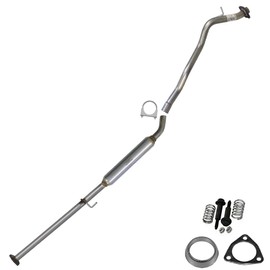 Northeastern Exhaust | Stainless Steel - Exhaust Resonator Pipe Compatible for Honda CRV 1997-2001 2.0L - Include Clamp, Gaskets, and Spring Bolt Kit