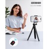 [Innovative Version] Kunkune Smartphone Tripod Stand, Remote Control Storage: Lamicall