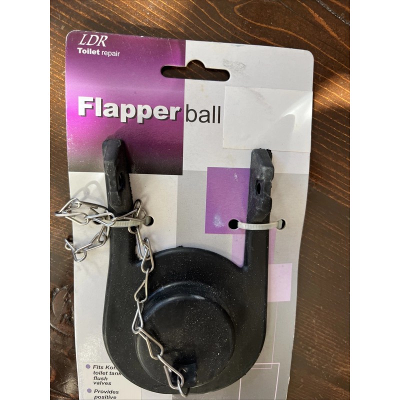 LDR Flapper Toilet Tank Ball With Chain Fits Kohler TL91