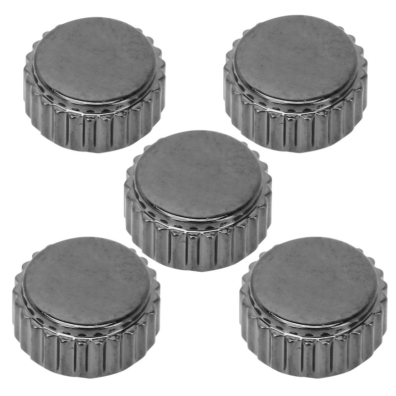 5pcs Professional Watch Head Steel Watch Crown Repairing Parts Replacement