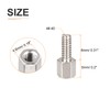 DTGN 4#-40x5x8mm (DxHLxML) - Latón Hexagonal Separador - 100 Paquete