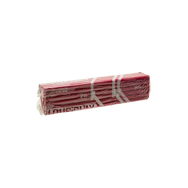 Rich Red Modelling Clay for Kids - Large 500g Block