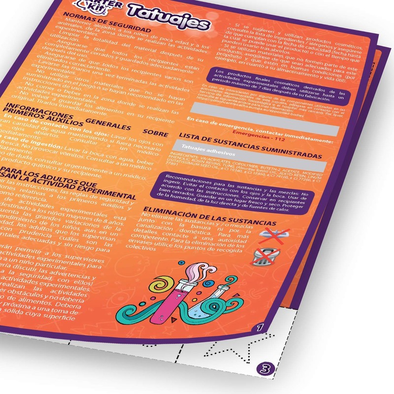 Science4you -Science4you Starter Tattoo Set - Scientific and Educational Toy,