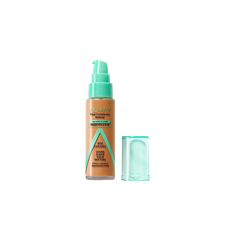 Almay Clear Complexion Acne Foundation Makeup with Salicylic Acid, Medium
