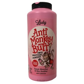 Anti Monkey Butt Women’s Body Powder – Talc-Free, Sweat Absorbing & Anti-Chafing Formula – All-Day Comfort & Protection, (6 oz)