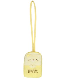 Marushin 6575022200 Sumikko Gurashi Mascot Pocket Pouch, Peek-a-boo Neko, Nursery School, Kindergarten, Elementary School, Girls, 6.7 x 4.7 inches (17 x 12 cm) (not including decorative parts)
