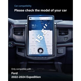 For 2024 Ford Expedition Screen Protector - 2022-2024 Expedition (King Ranch/Platinum/Limited/Timberline) 15.5 Inch Screen Protector 2022-2024 Expedition Accessories 9H Hardness Tempered Glass - HD