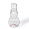 Target Bullseye's Playground Clear Novelty Carafe Snowman 36.18 oz (NEW)