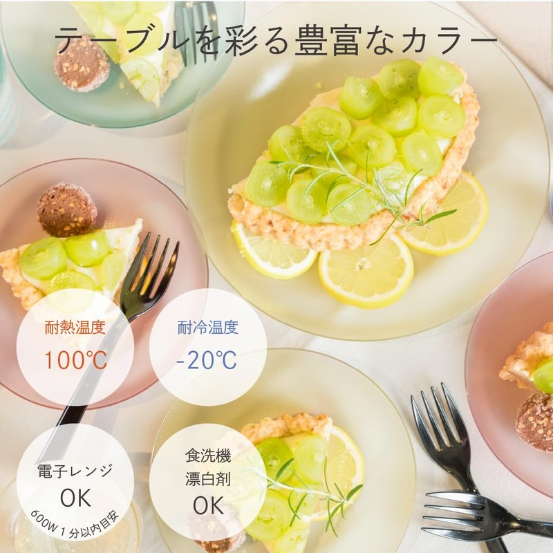 IJ Unbreakable Small Plate, Lunch Bowl, Serving Plate, 15cm (5.9