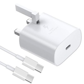 Moto G85 5G/G75/G55/S50/G45/G35/G15/G04/G34/G14/G53/G24 Charger Plug [25W] Super Fast Charger Plug For Motorola Moto edge 50 neo Type C Charging Cable [1M] High Speed Adapter UK 3 Pin Mains wall Phone