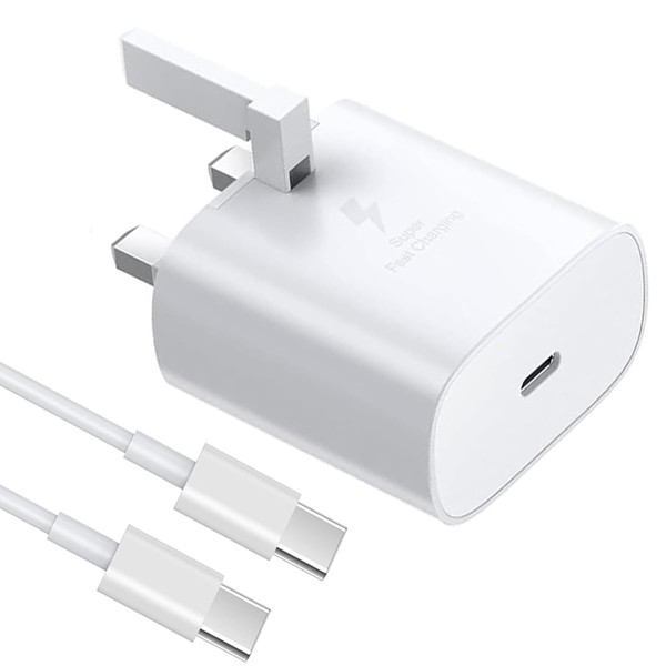 Moto G85 5G/G75/G55/S50/G45/G35/G15/G04/G34/G14/G53/G24 Charger Plug [25W] Super Fast Charger Plug