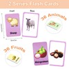 Flash Cards for Toddlers 72 PCS - funvce Animals and
