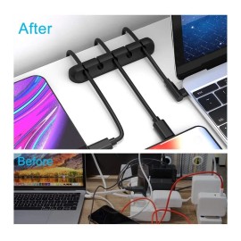 INCHOR Cord Organizer, Cable Clips Cord Holder, Cable Management USB Cable Power Wire