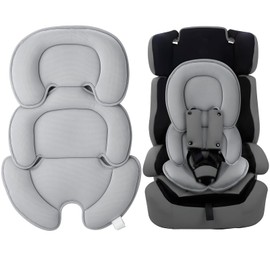 PandaEar Baby Stroller Cooling Pad, Breathable and Soft Seat Cushion for Newborns and Toddlers, Universal Fit for Strollers and Car Seats -Grey