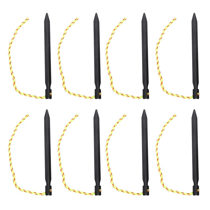 12PCS Tent Stakes Aluminum Alloy Three Edges Lightweight Tent Nail