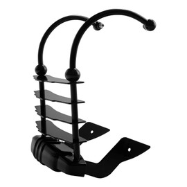 TCT-MOTORPARTS Black Rear Bumper Cheese Grater Grills Fit For Harley Heritage Springers 97-03