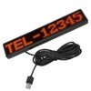 LED Matrix Panel 12x72 Dots Bluetooth APP Control Programmable Scrolling