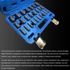 JEUCLEL 25PCS Multi-Spline Screw Extractor Set, 3/8" Inch Adaptor Easy