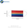 Komonee Face Mask 3 Ply Disposable Rainbow Dustproof Mouth Cover