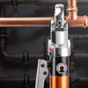 Copper Pipe Crimping Tool - with 1/2", 3/4", 1" Jaws,