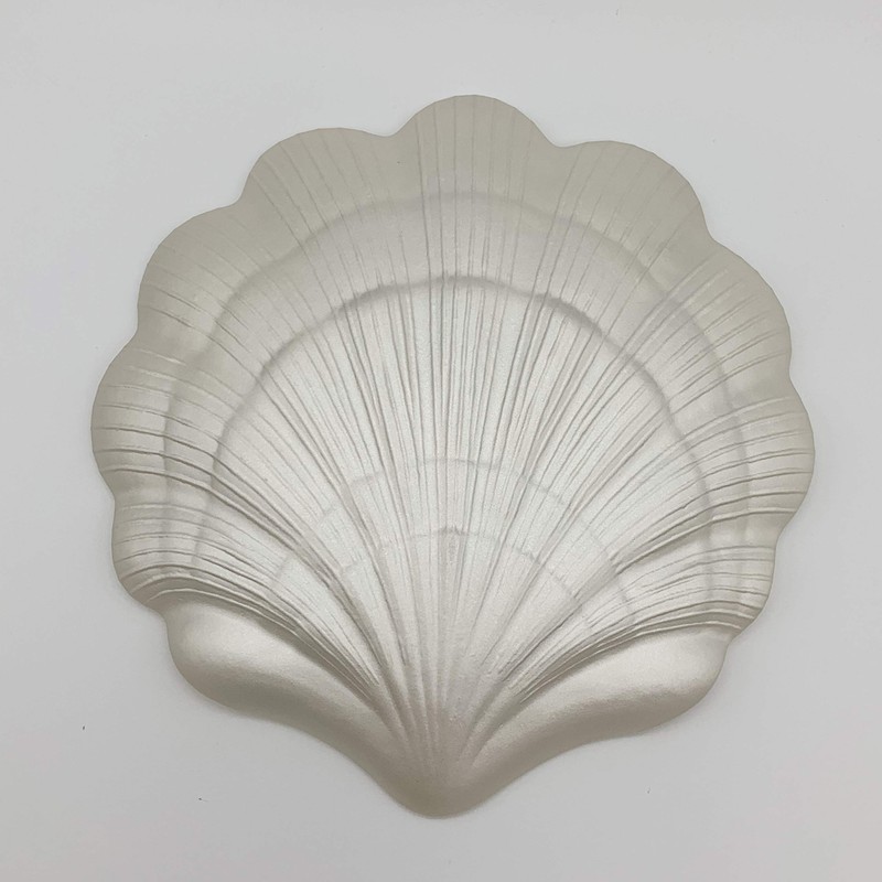 Dolce Duo DAM-030 Shell Plate Plate Glass Aurora Color Seashell