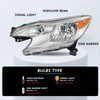 TUSDAR Halogen Model Headlight Assembly Replacement for 2014 2015 2016