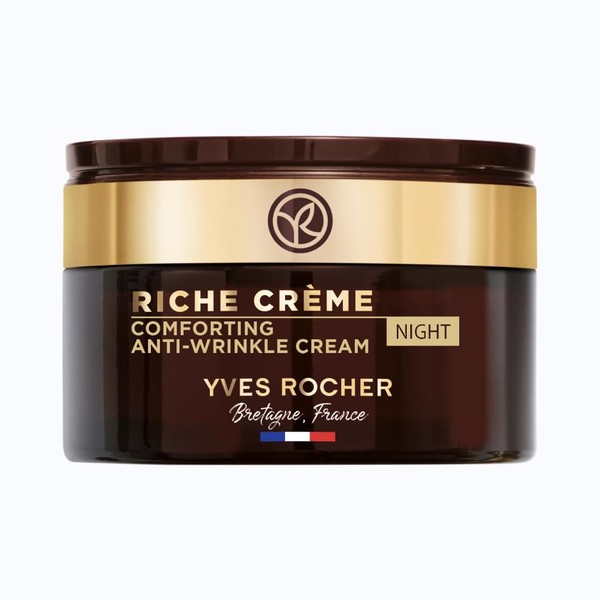 Yves Rocher RICHE CRÉME Intensive Care Day & Night Women's Face Cream Face Care for Beautiful Skin and a Smooth Skin Feel Moisturising Cream Gifts for Women