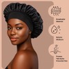 Essential Aura Satin Bonnet – Adjustable Sleep Bonnet for Women