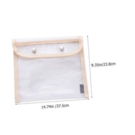 STOBOK Pencil Bag Large Capacity Pen Organizer Pvc Storage Bag for Art Sketching