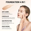 4 in 1 Foundation Liquid - Concealer and Moisturizer -