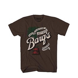 Barq's Root Beer Soda Pop Drink Funny Classic Vintage Logo Men's Adult Graphic Tee T-Shirt (3XL) Brown