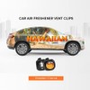 DRIVEJOY 8-Pack Car Air Fresheners - Hawaiian & New Car