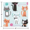 Cat Party Beverage Napkins, 48 ct
