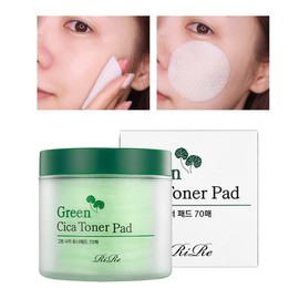 Lire Rire Green Cica Toner Pads (70 pads) EWG Green Grade Moisturizing and Soothing / 리르 그린 시카 토너 패드 (70매) EWG그린등급 수분진정