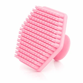Pink Silicone Face Cleansing Brush for Daily Skincare – Soft Exfoliating Scrubber for Home and Travel