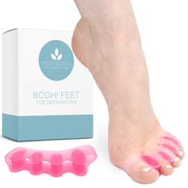 Mind Bodhi Toe Separators - Correcting Bunions and Restoring Toes to Their Original Shape - For Men and Women - Toe Spacers Bunion Corrector – Pink