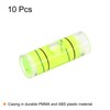 sourcing map 10pcs Small Cylindrical Bubble Level Vials 9x25mm PMMA