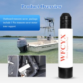 Boat Transom Saver, Outboard Motor Engine Support, for Pontoon 3 Ram Trim Motor Tilt Systems Wedge to Reduce Potential Damage, Fit for Yamaha, Mercury, Suzuki, Evinrude, Honda & Tohatsu Outboard Motor