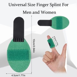 Fuyamp 5 Packs Finger Splints Finger Splint Protectors, Breathable Finger Straightening Brace Thumb Braces Support for Finger Arthritis Swelling Trigger Broken Strained Fingers