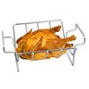 BBQ Rib Racks for Outdoor Grilling and Smoking, Stainless Steel