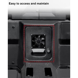 SAUTVS Engine Access Panel with Cooling Fan Assembly for 2014-2023 Polaris RZR XP 1000/ Turbo/RZR 900/Trail S 900 1000/2017 Ranger XP 1000 Accessories, Replace #5454122#5452376-070#5439787-070