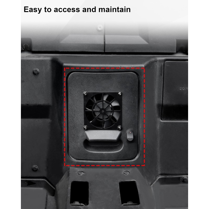 SAUTVS Engine Access Panel with Cooling Fan Assembly for 2014-2023