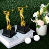 4 Pack Golf Trophy 6.7 x 3 Inch Gold Golfer