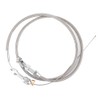 36in Stainless Steel Braided Throttle Gas Cable Wire Fits for