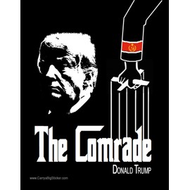 Anti-Trump Magnetic Bumper Sticker The Comrade 4.25 x 5.5-inch The Godfather Parody Magnet