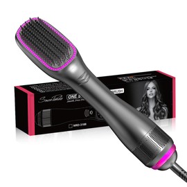 SevenPanda Warmluftbürste & Haarglättungsbürste Glätteisen Locken und Glätten Stylingbürste Föhnbürste: Haartrockner und Volumiser - Haartrockner-Bürste-Glätter-Bürste, Haartrockner/Heißluftbürste